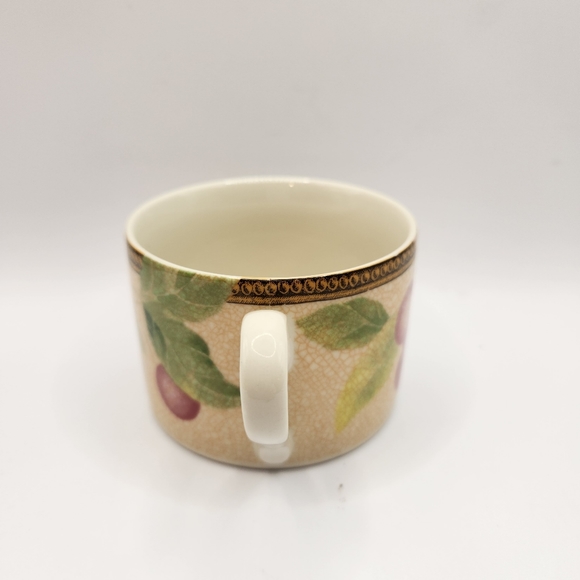 International Interiors Newbury Stoneware Cups, Cherries, Set of 6 - Picture 4 of 7